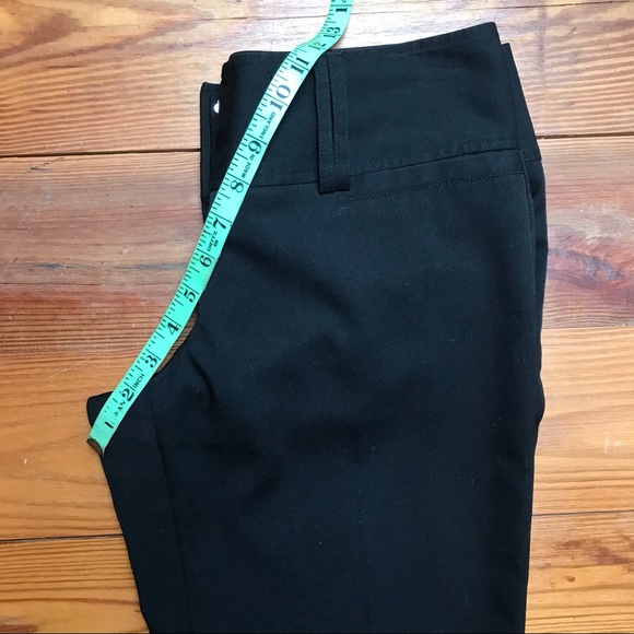 Maurices Black Straight Leg Trouser Work Pants, EUC, 1/2 - Picture 9 of 13